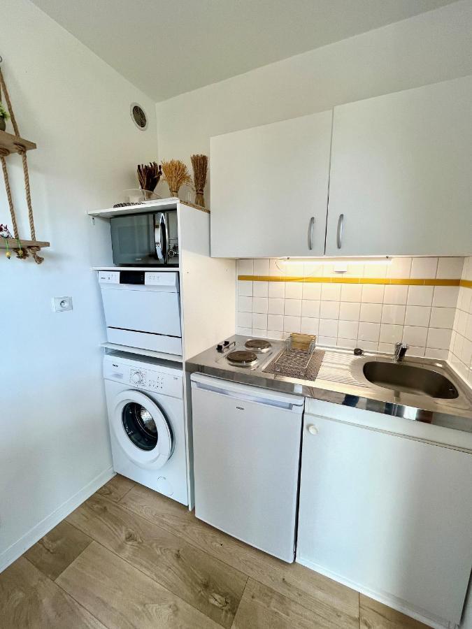 Salm, Coquet Studio Avec Balcon Ouistreham Buitenkant foto