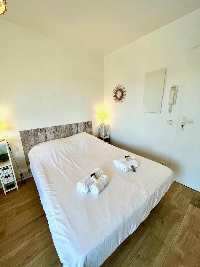 Salm, Coquet Studio Avec Balcon Ouistreham Buitenkant foto